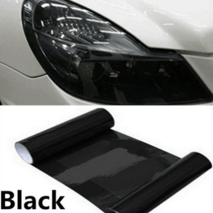 Light black car headlight vinyl sticker