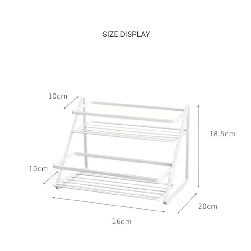 2-tier kitchen bathroom organizer rack