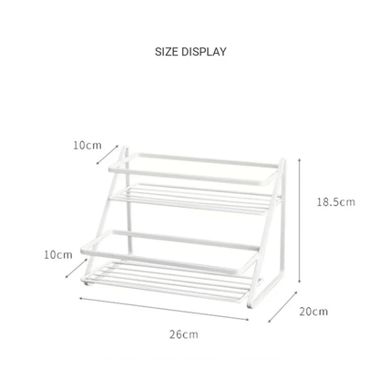 2-tier kitchen bathroom organizer rack