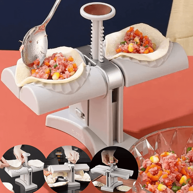 Double head automatic dumpling maker mold