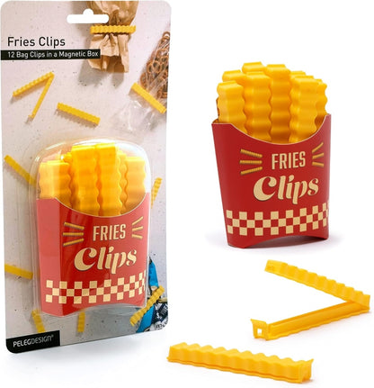 Fries shape sealing clips