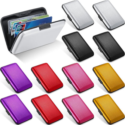 Waterproof stainless steel business credit card case