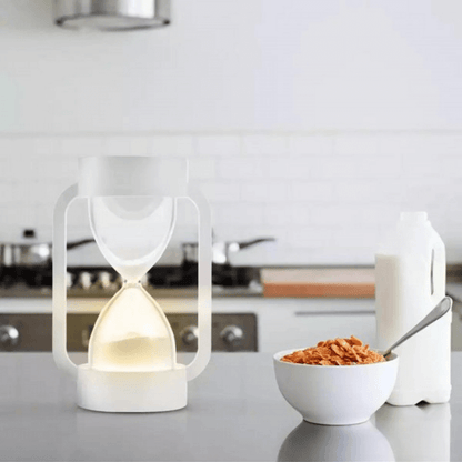 Hourglass sleeping night light lamp