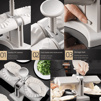 Double head automatic dumpling maker mold