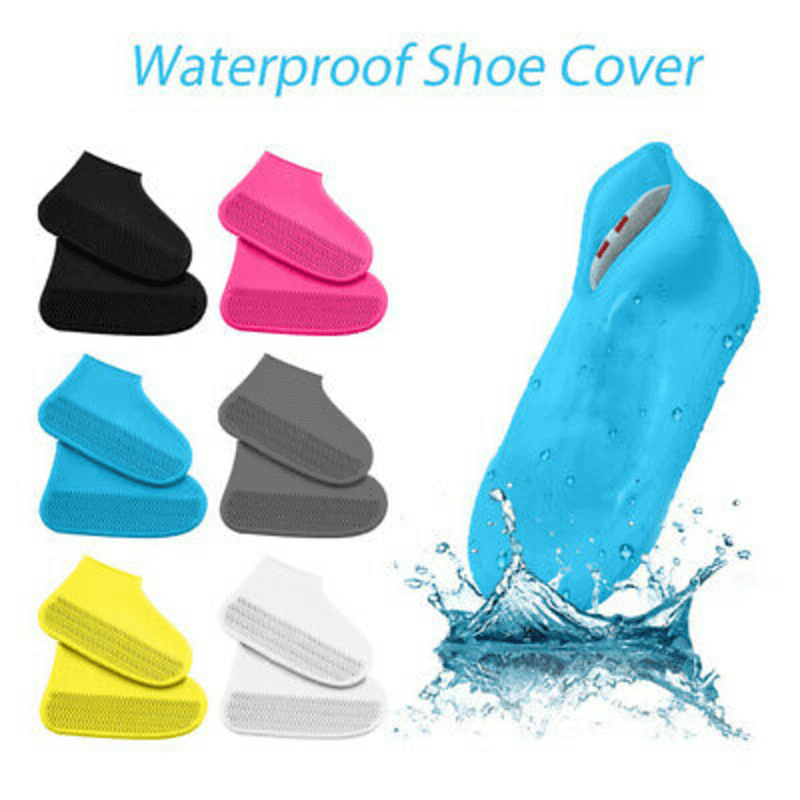 Non-slip silicone rain boot shoe cover large size 41 to 45