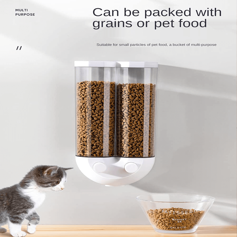 2 partition u-shape 2.5l cereal dispenser