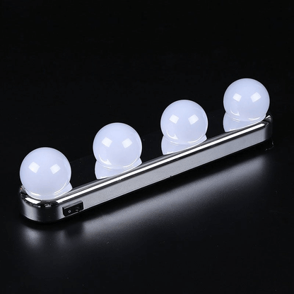 Portable led 4 bulbs makeup mirror light