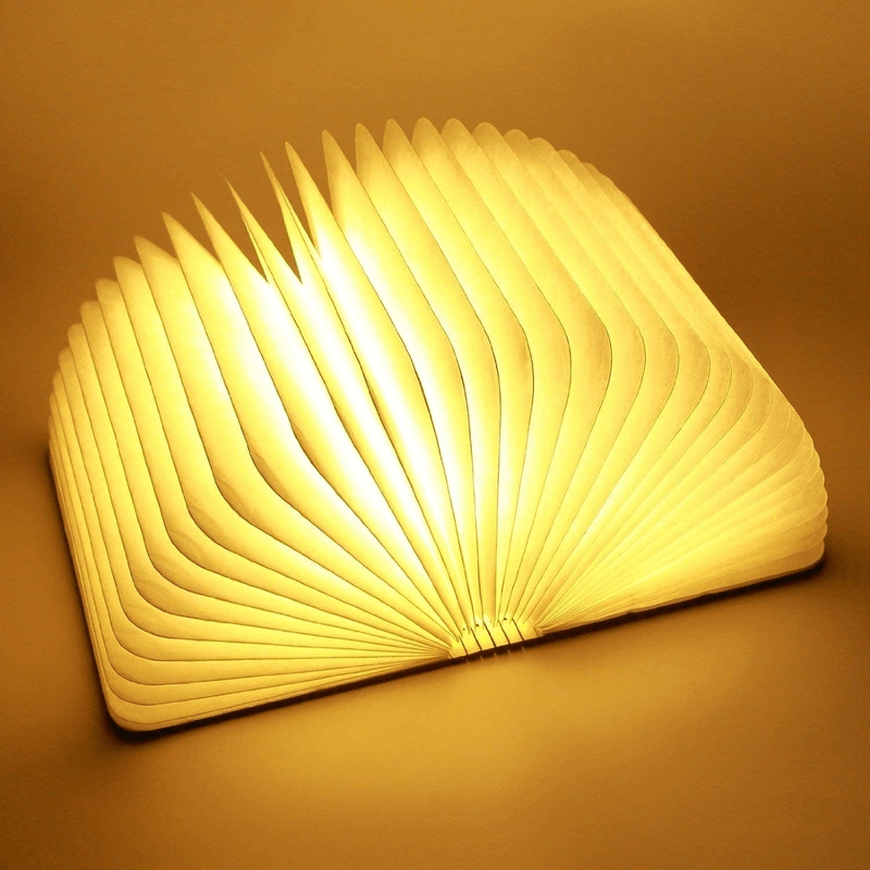 Book shaped led night light large