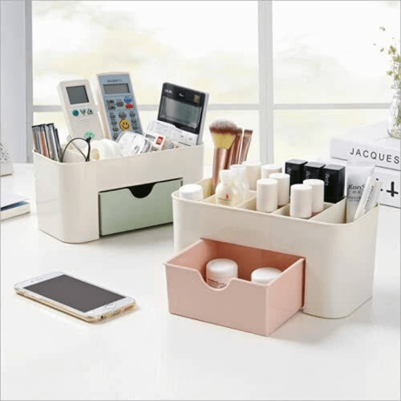 Multi functional desktop tidy organizer holder with drawer