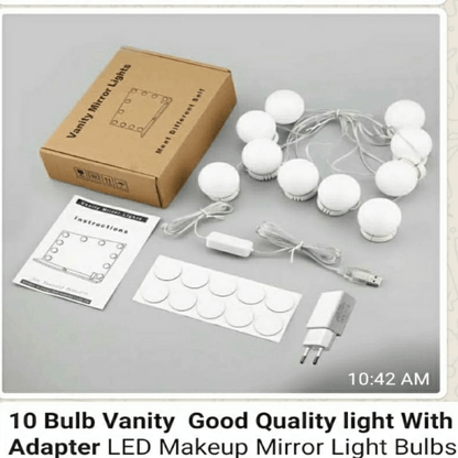 Light bulbs for makeup dressing table