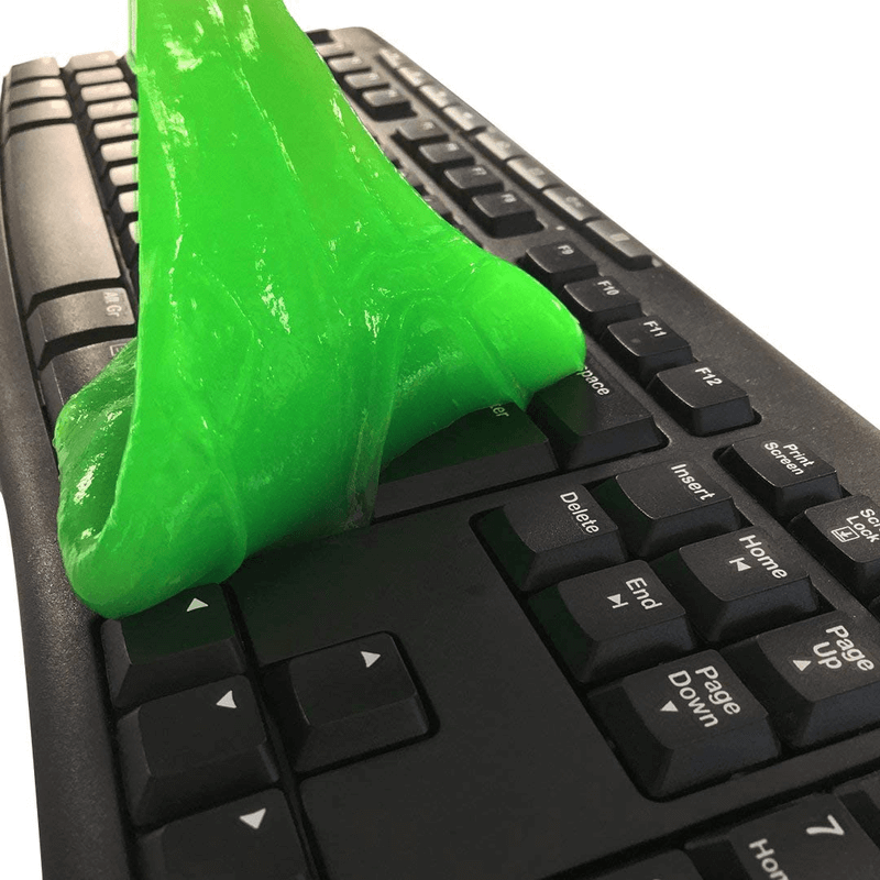 Pack of 4 reusable dust dirt keyboard cleaning putty for your pc