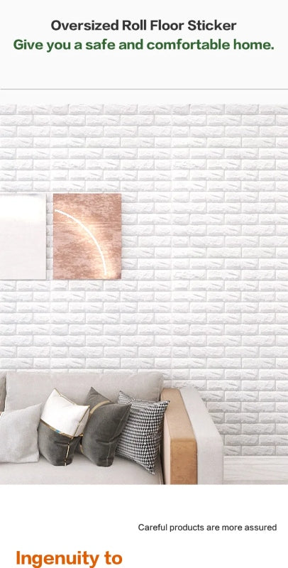 Moistureproof background wall brick sheet