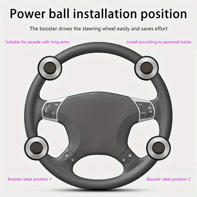 Power handle car hand control steering wheel 360