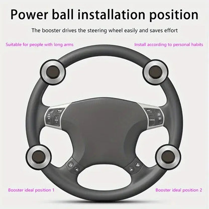 Power handle car hand control steering wheel 360