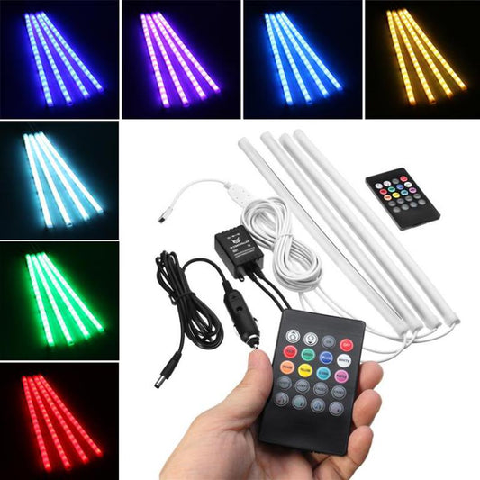 Car interior atmosphere light decor lamp remote control