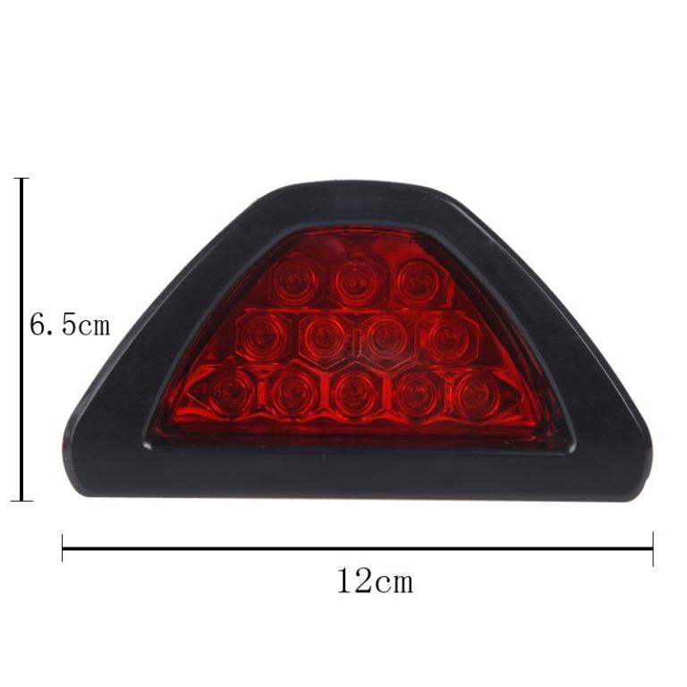 Tail bumper light, led rear fog lamp light auto red