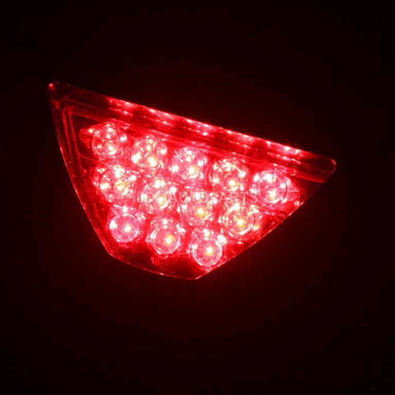 Tail bumper light, led rear fog lamp light auto red