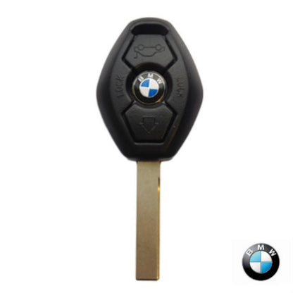  3 button key shell case cover fit for bmw 3 5 series