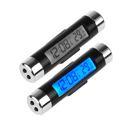 Digital car air vent thermometer car thermometer clock