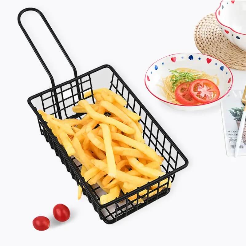 Rectangle iron fries bucket