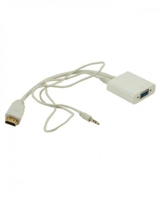 Hdmi to vga audio hd video cable converter adapter