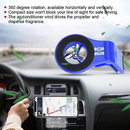 Magnetic air vent mount car phone holder with air freshener