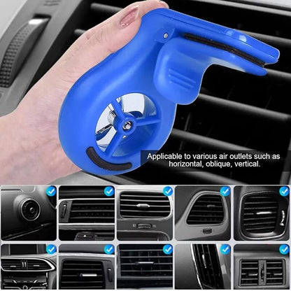 Magnetic air vent mount car phone holder with air freshener