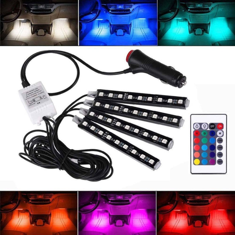 9 led neon interior light atmosphere light