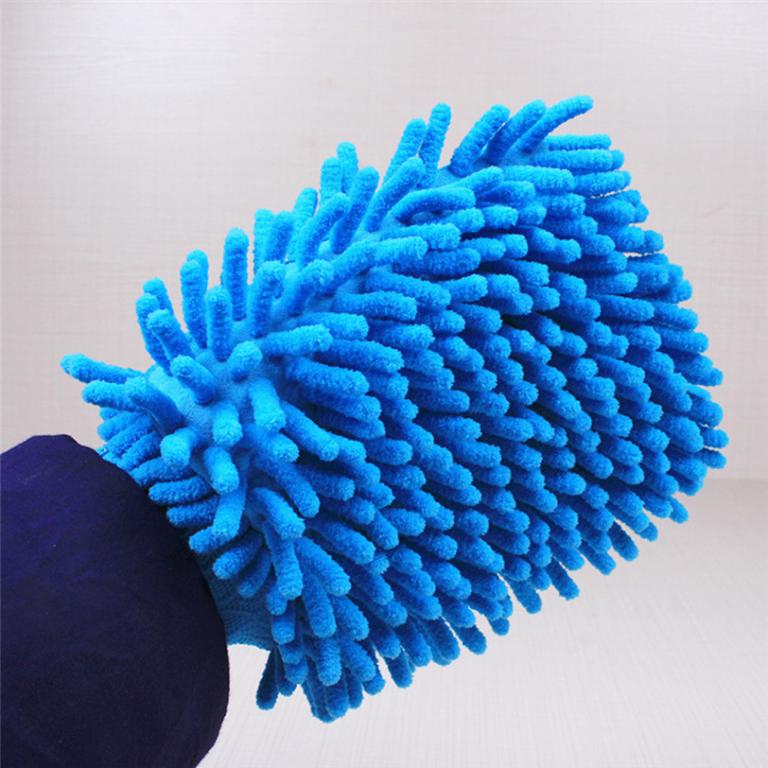 Pack of 2 easy microfiber car washing cleaning glove