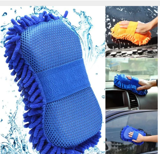 Car washing gloves car cleaning sponge---superfine fiber