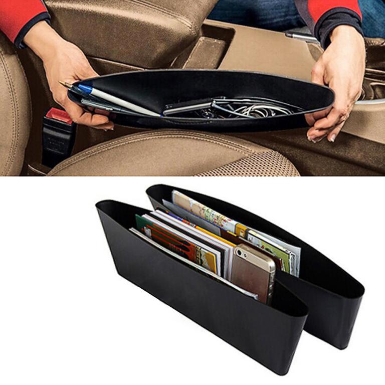 Car seat pockets storage organizer box pair