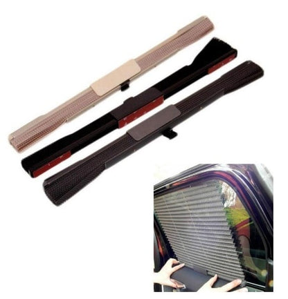 1 pairs car sunshade automatic stretching sunscreen curtains