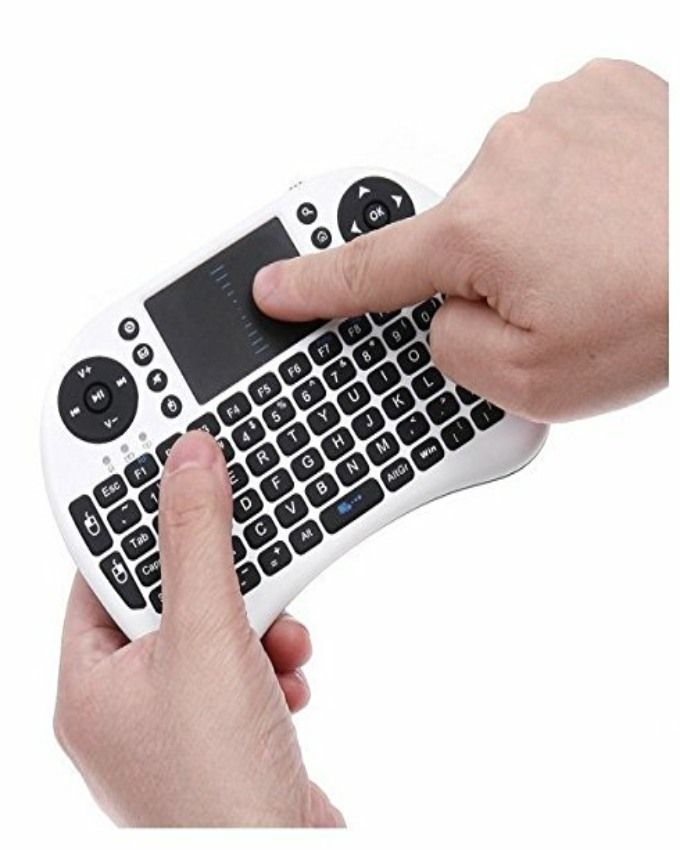 2.4g rf500 mini wireless keyboard with touch pad