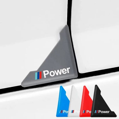 Car door corner protective silicone cover 90 degree - 4 pcs