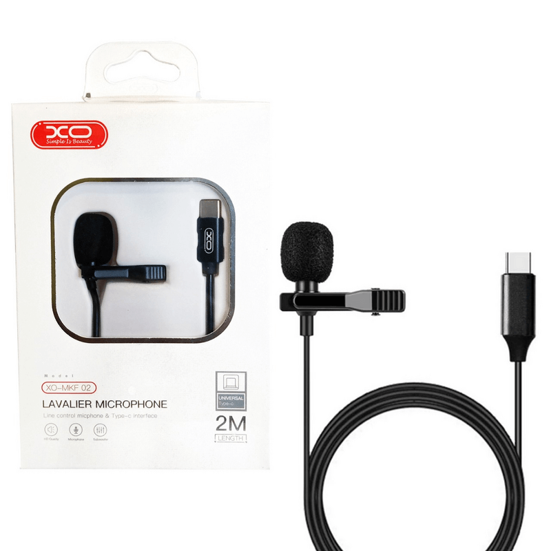 Lavelier microphone_ xo mic type c 2m wire