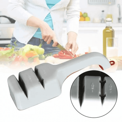 Dual slot knife sharpener