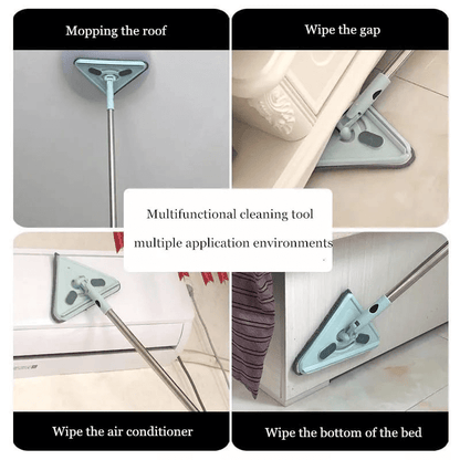 Window retractable cleaning mop