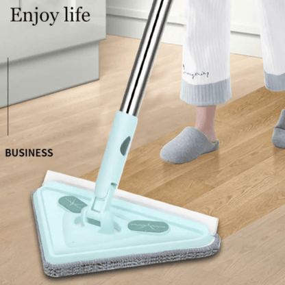 Window retractable cleaning mop