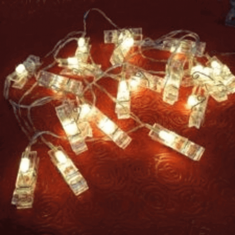 20 led clip fairy light usb or cell operated