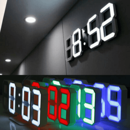 3d led electronic watch table modern digital alarm clocks