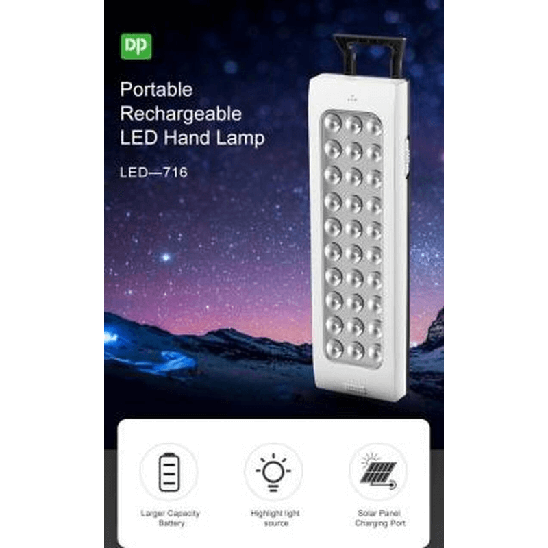 Portable rechargeable emergency led light