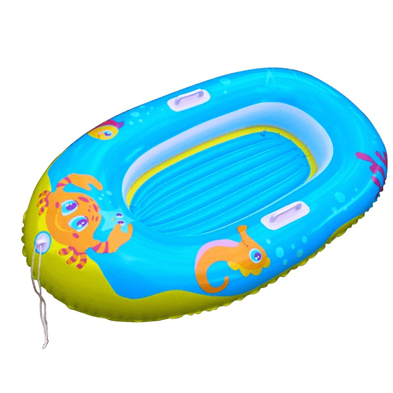 Cartoon boat shaped swimming tube