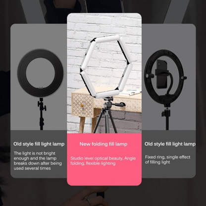 V86 foldable 3 modes beauty fill light