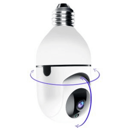 Mini ptz full hd camera with bulb e27 socket