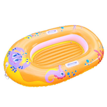 Cartoon boat shaped swimming tube