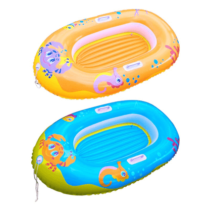 Cartoon boat shaped swimming tube