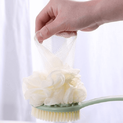 Double sided bath body scrubber n brush