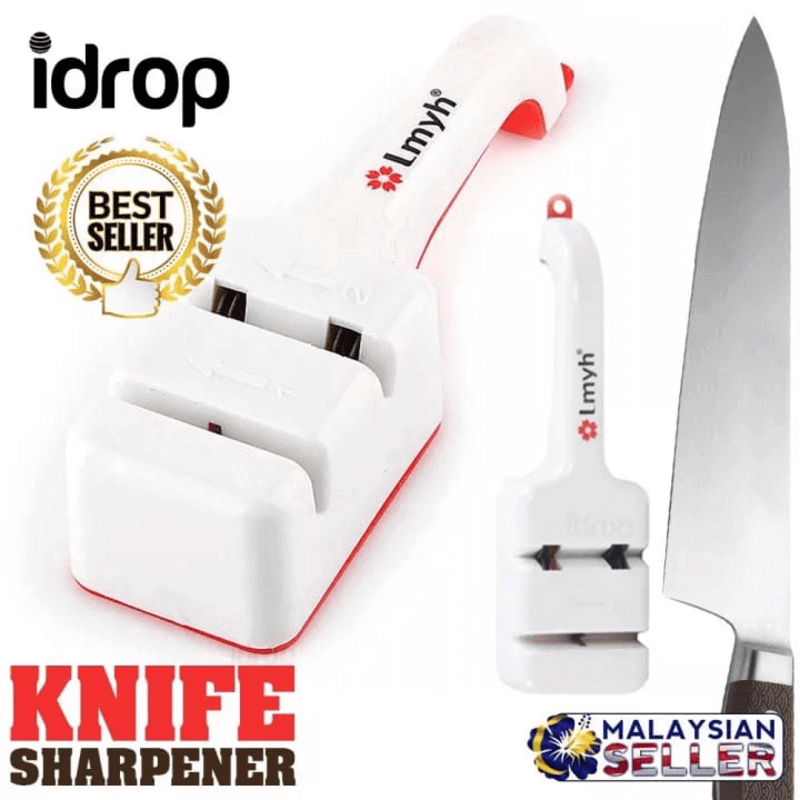 Dual slot knife sharpener