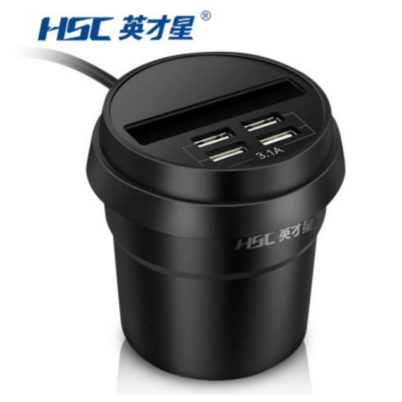 Hsc yc-28 ashtray usb charger