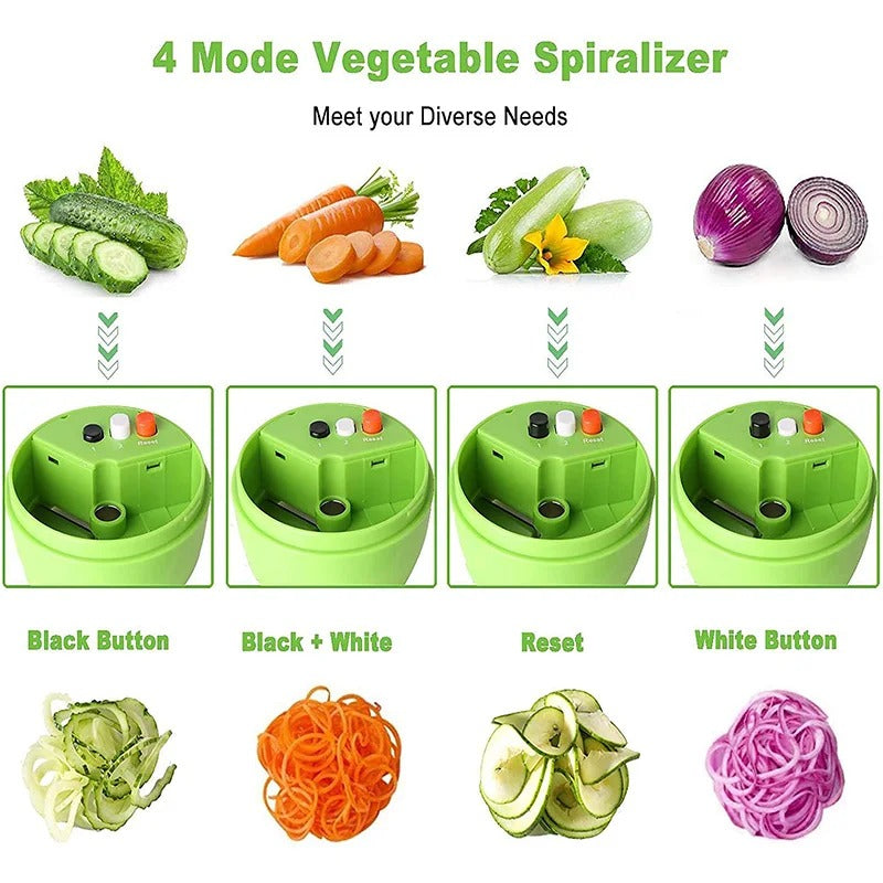 4in1 vegetable spiral cutter